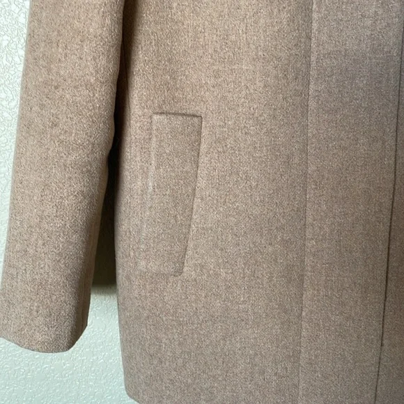 J Crew wool zip up peacoat style jacket in size 6 - Picture 2 of 6